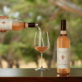 Cullen Dancing in the Moonlight Rosé being poured