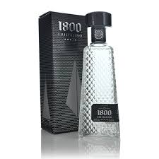1800 Tequila bottle and packaging on a white background