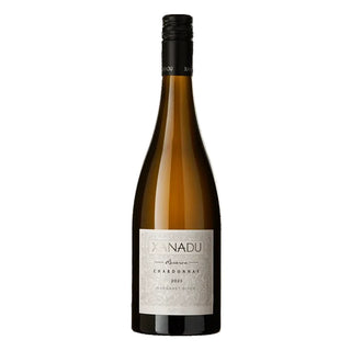 Xanadu Reserve Chardonnay wine bottle on a white background