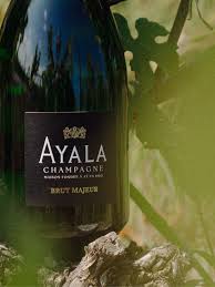 Ayala Champagne bottle with a natural background