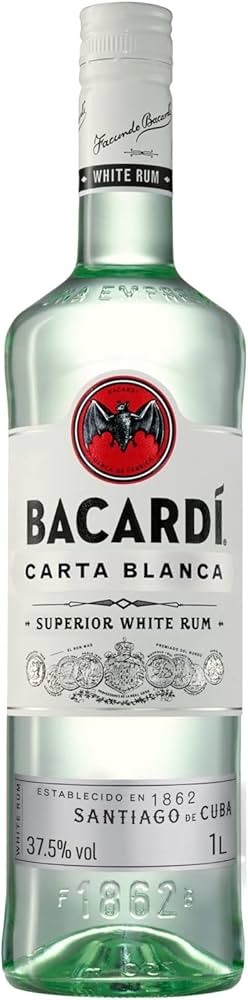 Bacardi Carta Blanca Rum 1L