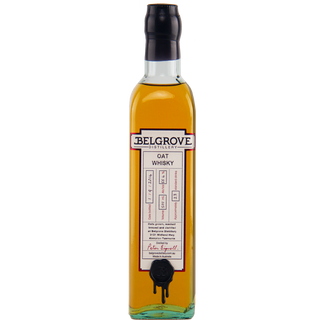 Belgrove Oat Whisky bottle on a white background