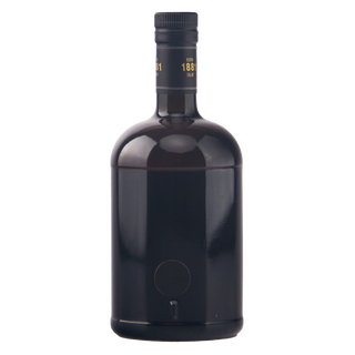 A dark glass bottle with a black screw cap and a gold neck label reading '1881' and 'SLAVIA', shown against a plain white background.