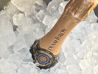 Duvalieroy champagne bottle on ice