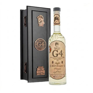 G4 Tequila Reposado Edición Día de Muertos bottle and box