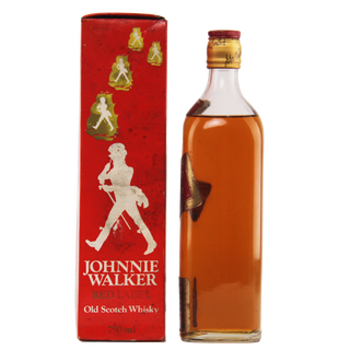 Johnnie Walker Old Scotch Whisky bottle and packaging on a white background
