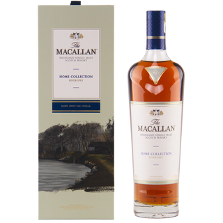 The Macallan whisky bottle and packaging on a white background