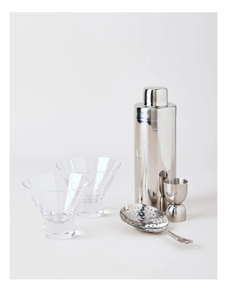 Vue Refresh Martini Lovers Prep Set of 5 in Silver