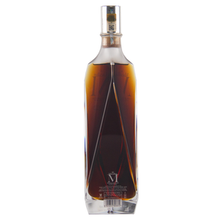 Bottle of Johnnie Walker Blue Label whisky on a white background