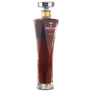 Macallan whiskey bottle on a white background