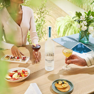 Belvedere premium Polish vodka brand banner showcasing logo