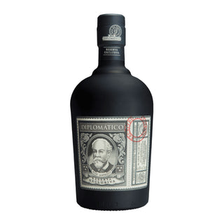 Diplomatico Reserva Exclusiva Rum 700ml bottle with amber dark rum and vintage-style label from Venezuela.”