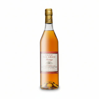 Bottle of Cognac Paul Giraud on a white background
