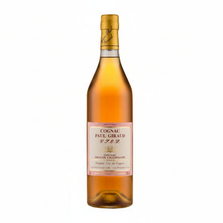 Bottle of Cognac Paul Giraud on a white background