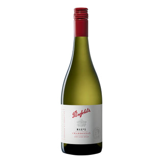 Penfolds Max's Chardonnay wine bottle on a white background