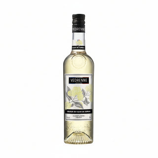 Vedrenne liquor bottle on a white background