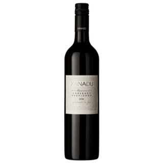 A bottle of Xanadu Cabernet Sauvignon red wine, featuring a dark glass bottle with a black capsule and a white label, centered on a plain white background.